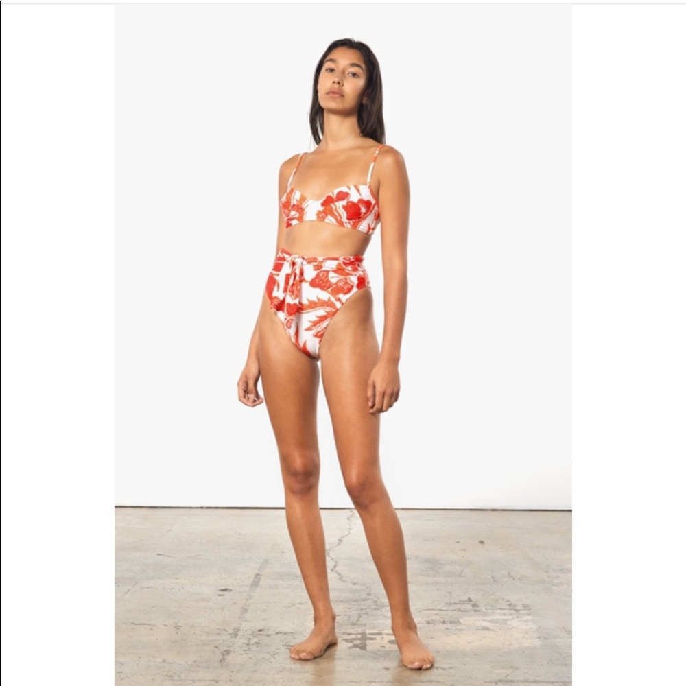 NWT Mara Hoffman Goldie Bikini Bottom LUA Top